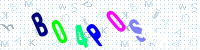 Blue Captcha Image