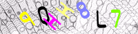 Blue Captcha Image
