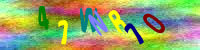 Blue Captcha Image