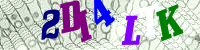 Blue Captcha Image