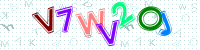 Blue Captcha Image