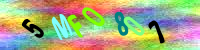 Blue Captcha Image