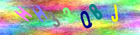 Blue Captcha Image