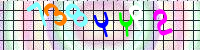 Blue Captcha Image