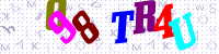 Blue Captcha Image