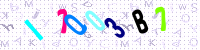 Blue Captcha Image