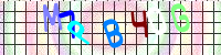 Blue Captcha Image