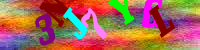 Blue Captcha Image