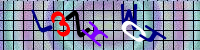 Blue Captcha Image